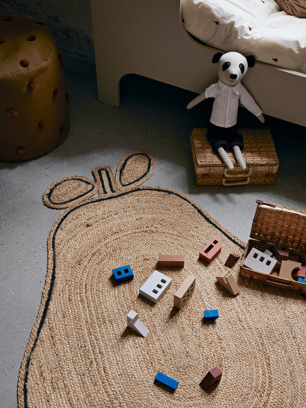 Alfombra de yute trenzada Pear de Ferm Living
