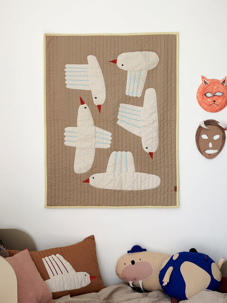 Manta acolchada Bird de Ferm Living