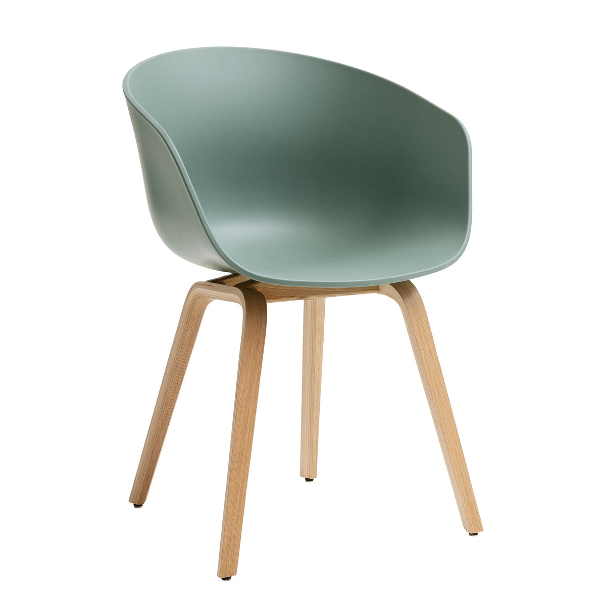 Silla About A Chair AAC 22 · HAY · fall green 2.0 / Varnished Oak