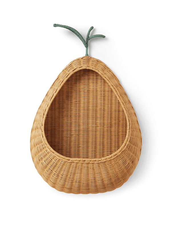 Bolsillo de pared trenzado Pear de Ferm Living