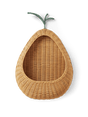 Bolsillo de pared trenzado Pear de Ferm Living