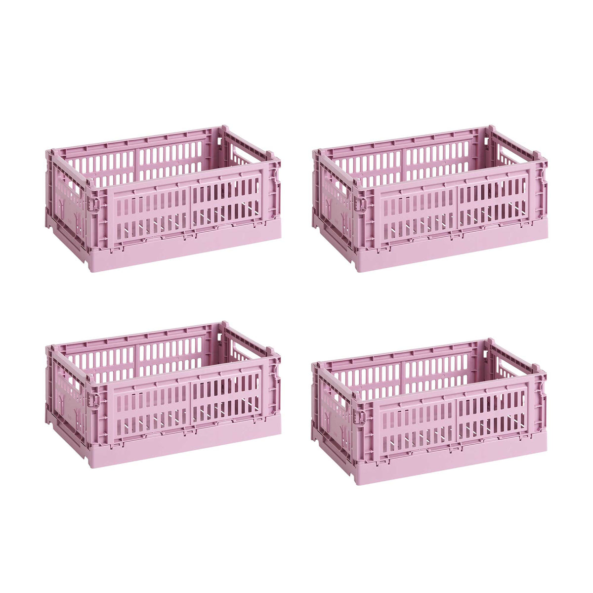 Set de cestas Colour Crate S Recycled · HAY · Dusty Rose / Set of 4