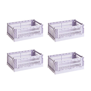 Set de cestas Colour Crate S Recycled · HAY · Lavender / Set of 4