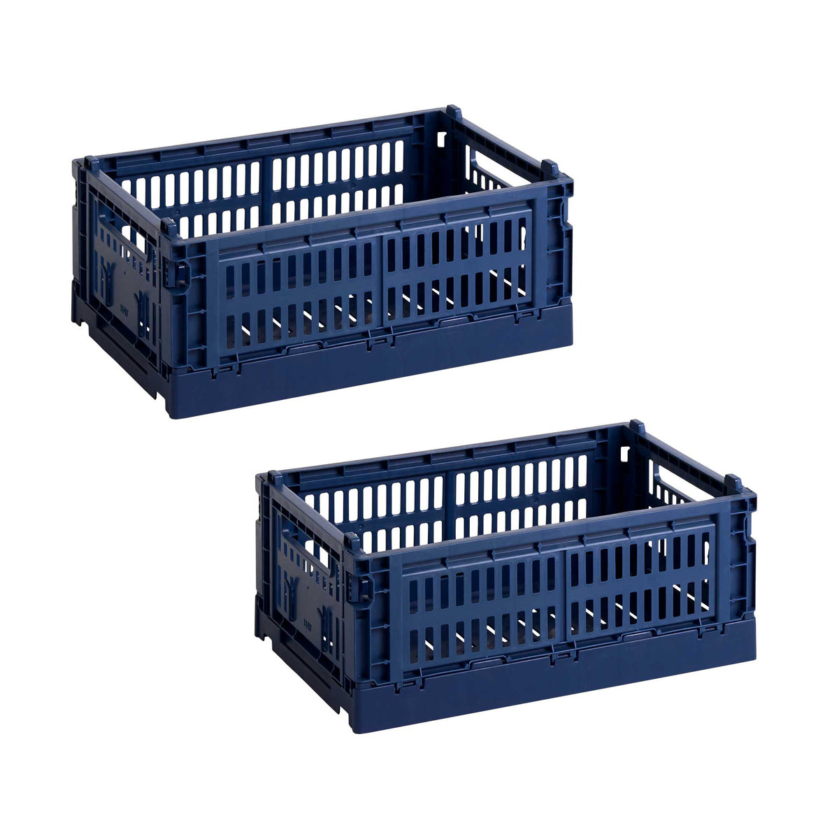 Set de cestas Colour Crate S Recycled · HAY · Dark Blue / Set of 2