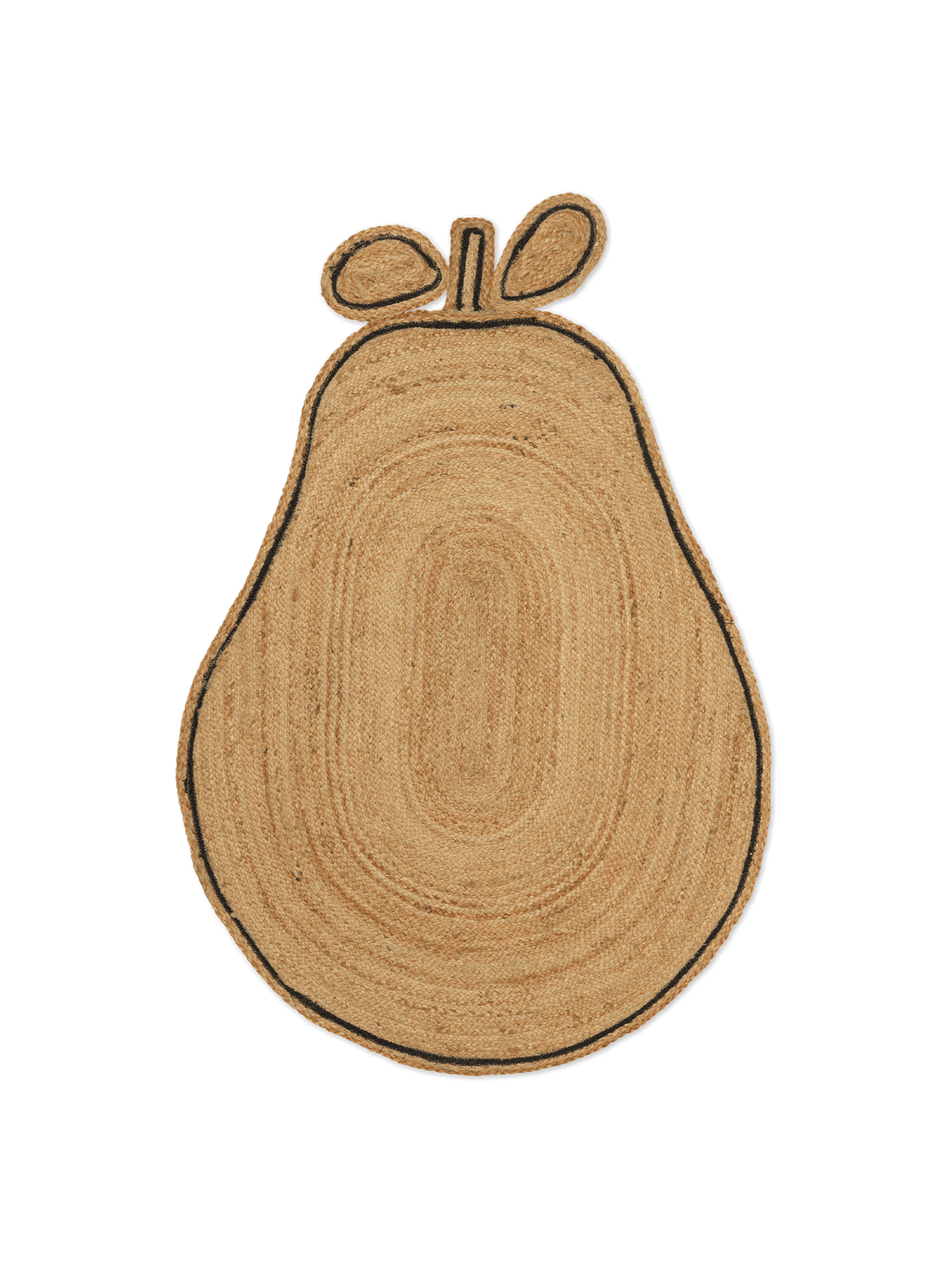 Alfombra de yute trenzada Pear de Ferm Living
