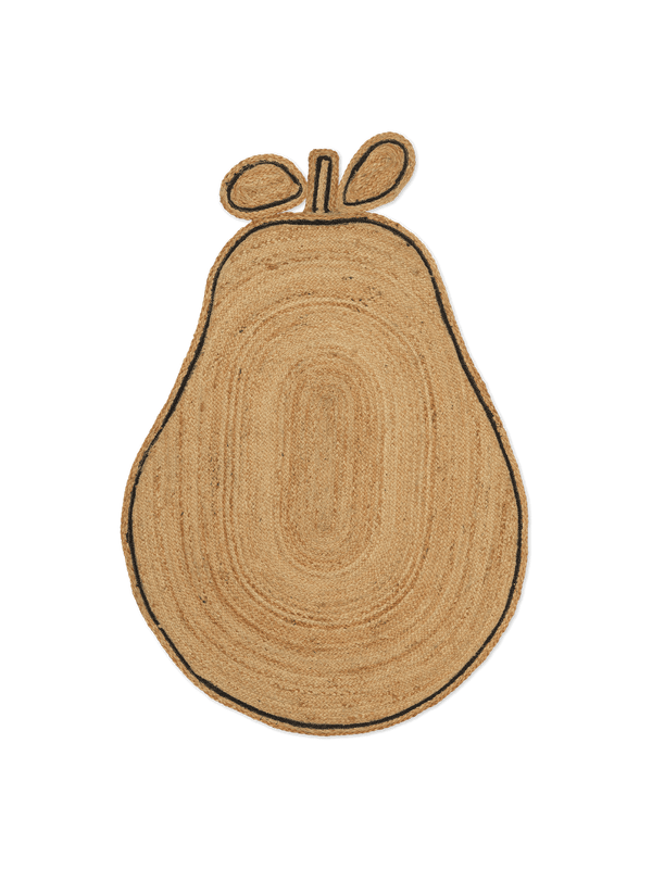 Alfombra de yute trenzada Pear de Ferm Living
