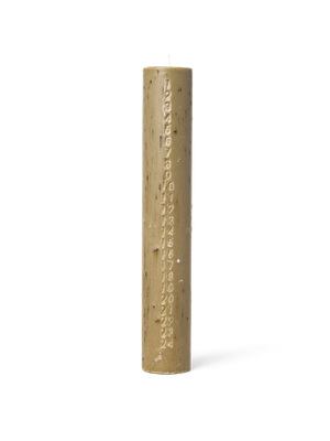 Vela de Adviento Mura · Ferm Living · Ash Brown