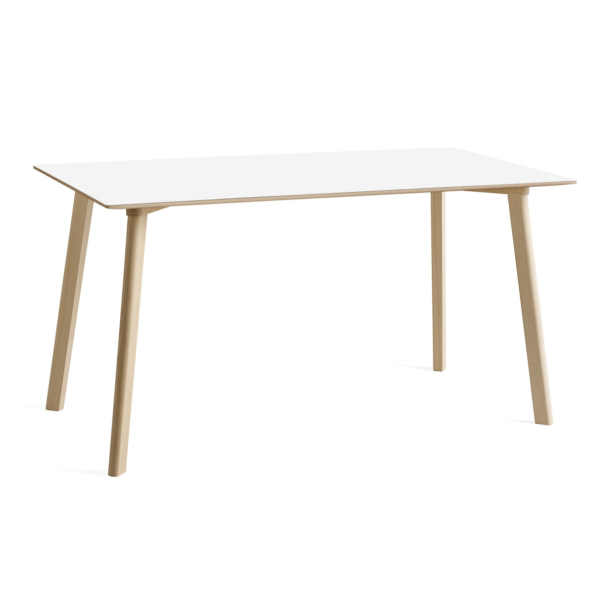 Mesa de comedor Copenhague CPH Deux 210 · HAY · Pearl White / 140 x 75 cm