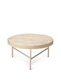 Mesa de travertino Travertine de Ferm Living