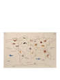Mapa textil The World de Ferm Living