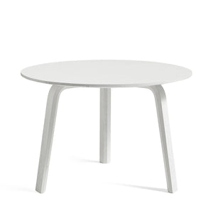 Mesa de centro Bella · HAY · Oak, White Lacquered / Ø 60 x H 39 cm