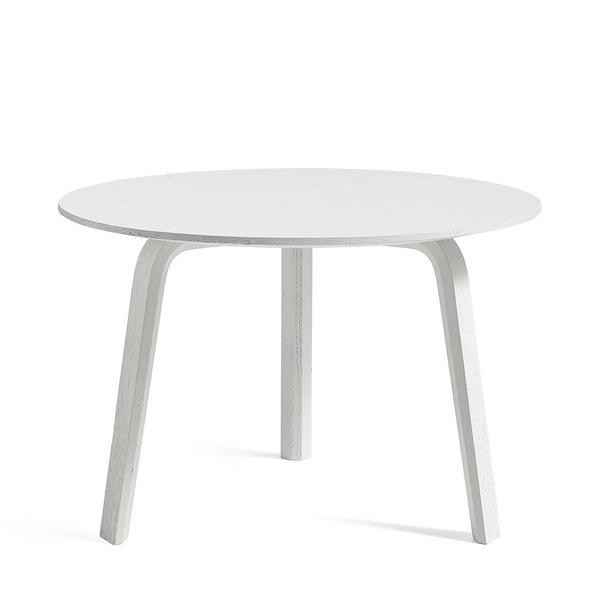 Mesa de centro Bella · HAY · Oak, White Lacquered / Ø 60 x H 39 cm