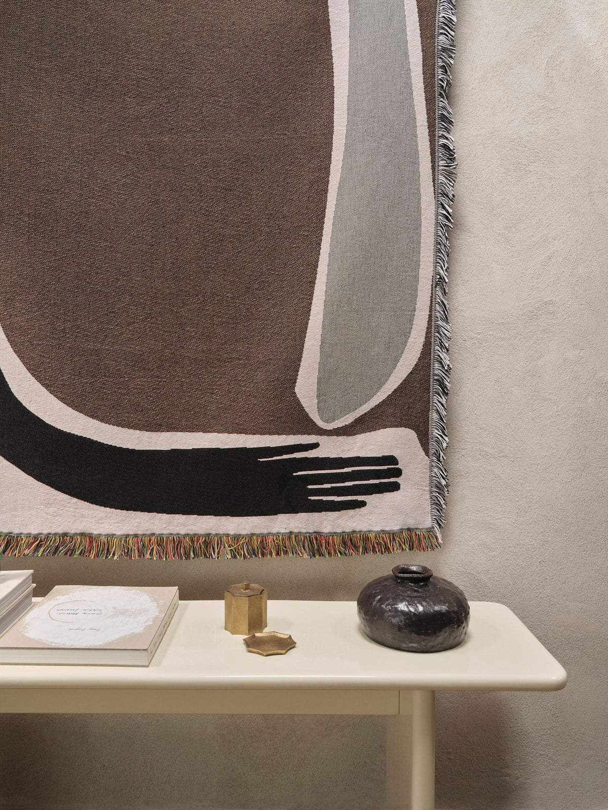Manta tapiz Pose café · Ferm Living · vista 3