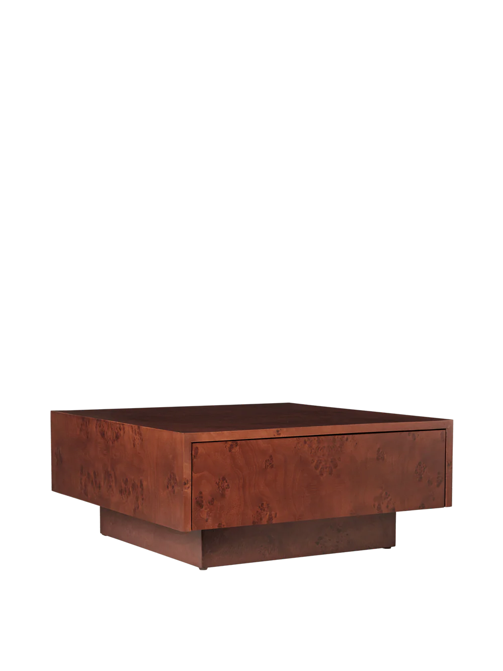 Burl Storage Coffee Table