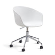 Silla de oficina About A Chair AAC 52 · HAY · Polished Aluminum