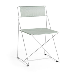 Silla de exterior X-Line · HAY · Pale Linden / Hot-Dip Galvanized