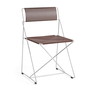 Silla de exterior X-Line · HAY · Iron Red / Hot-Dip Galvanized