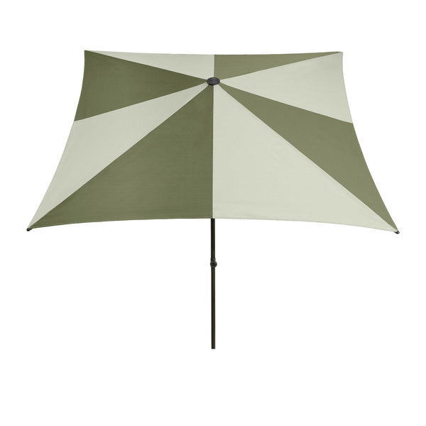 Sombrilla Terrazza · HAY · Green And Dark Green / W240 x L240 x H170–250 cm