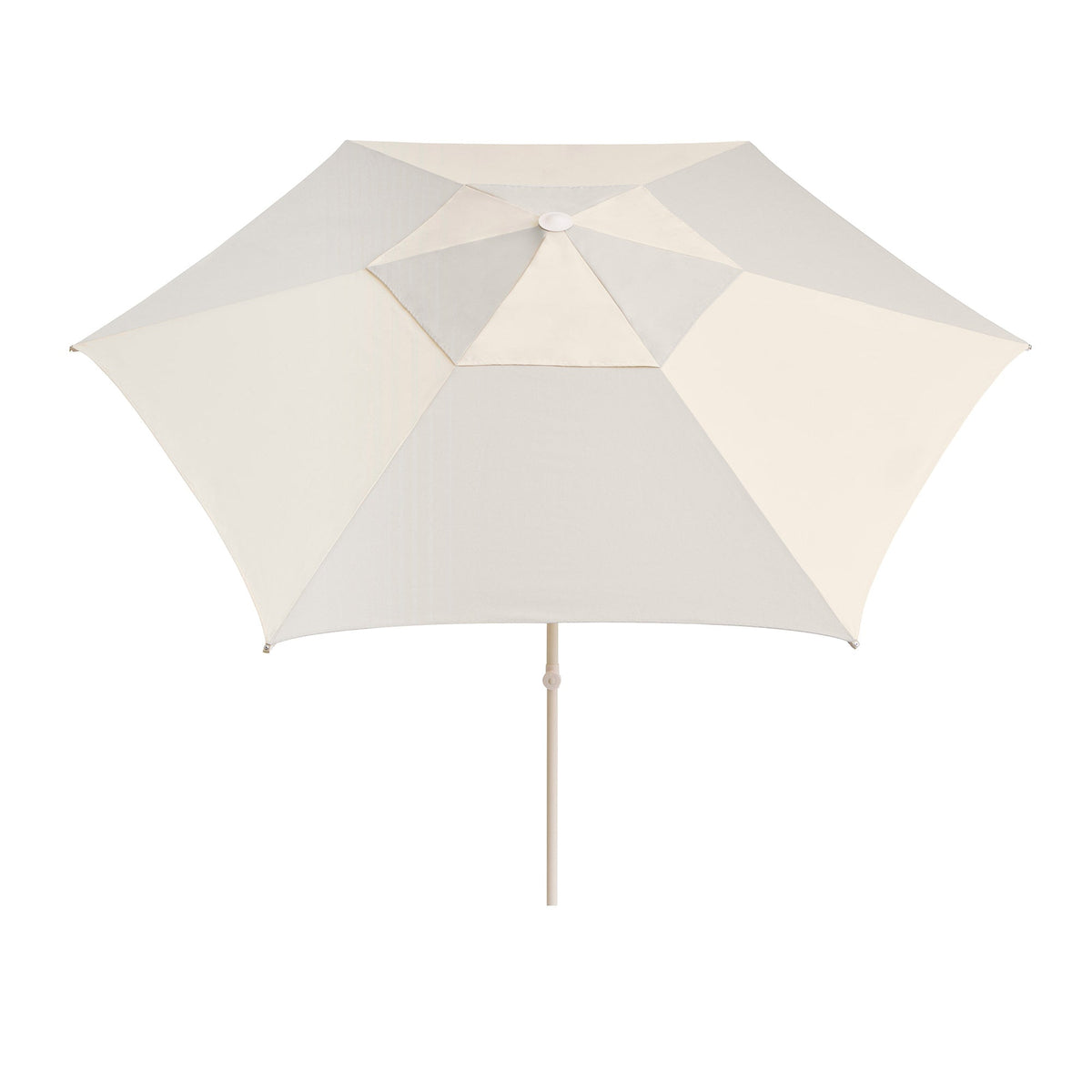 Sombrilla Terrazza · HAY · Off-White And Grey / Ø 300 x H 170–235 cm