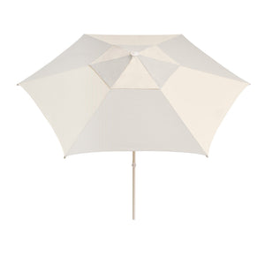 Sombrilla Terrazza · HAY · Off-White And Grey / Ø 300 x H 170–235 cm