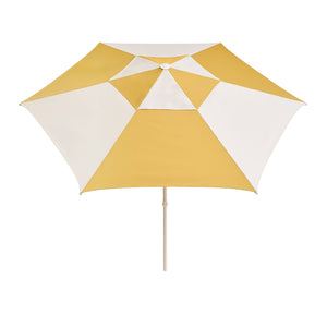 Sombrilla Terrazza · HAY · Off-White And Ochre / Ø 300 x H 170–235 cm