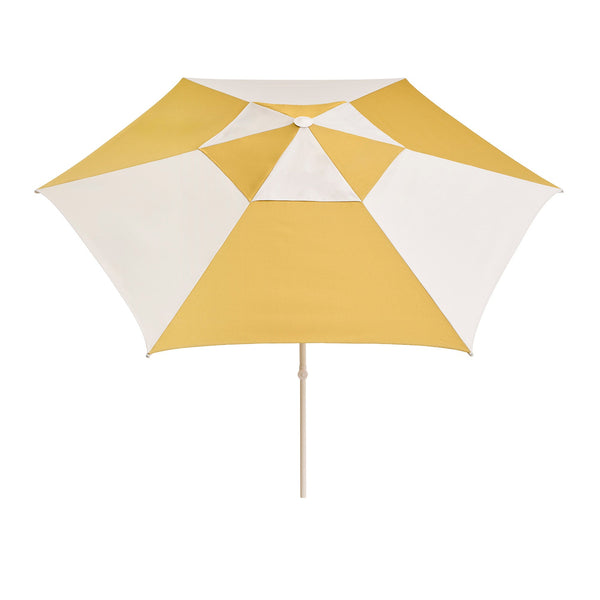 Sombrilla Terrazza · HAY · Off-White And Ochre / Ø 300 x H 170–235 cm
