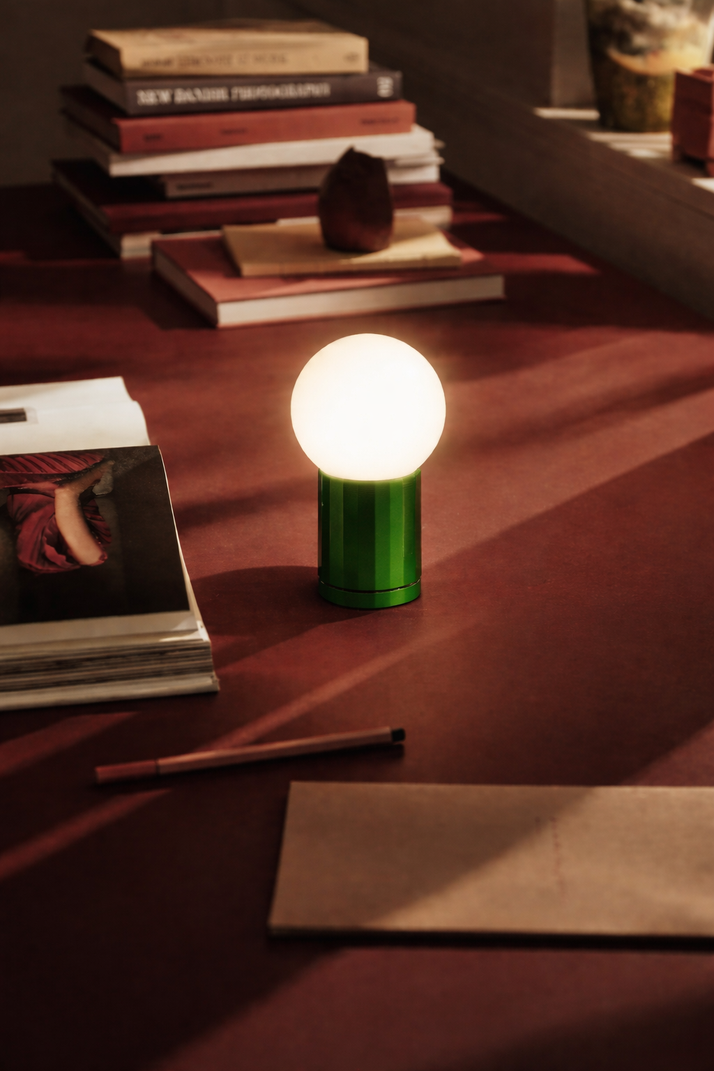 Turn On Table Lamp-Green
