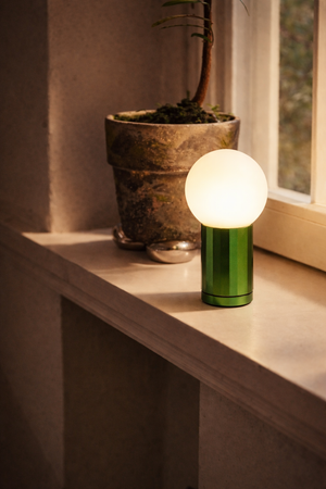 Turn On Table Lamp-Green