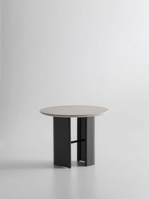 Mesa auxiliar Double L de exterior, vista 2