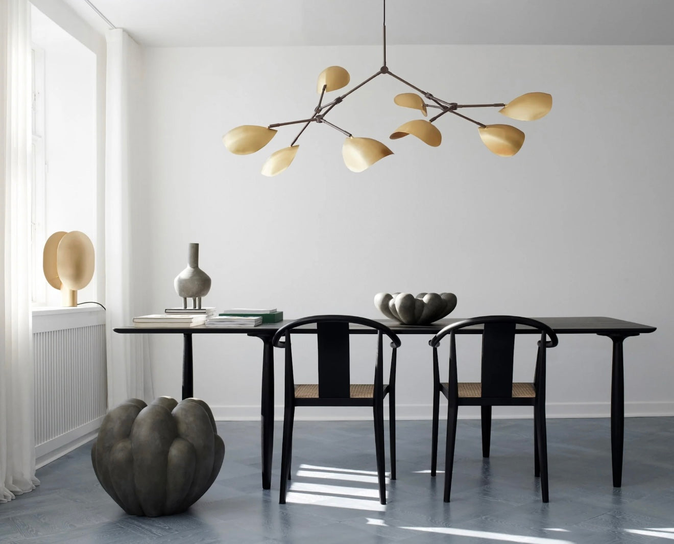 Stingray Chandelier - Brass (5m)