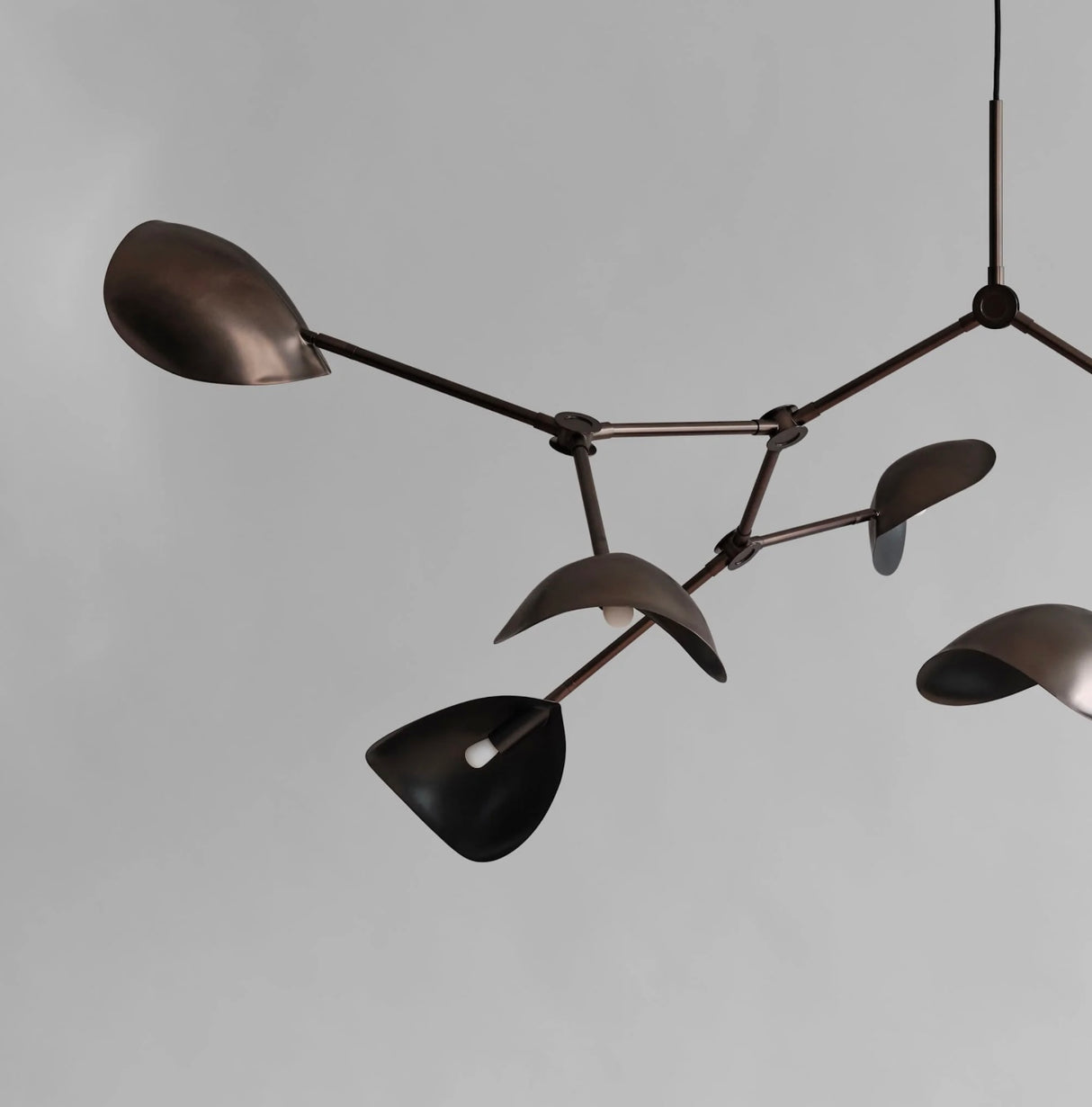 Stingray Chandelier, Grande - Bronze (5m)