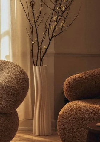 Rylith Floor Vase Off-White