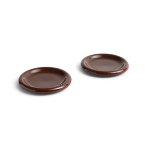 Plato Barro · HAY · Burgundy / Ø 18 cm