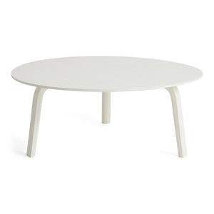 Mesa de centro Bella · HAY · Oak, White Lacquered / Ø 80 x H 32 cm