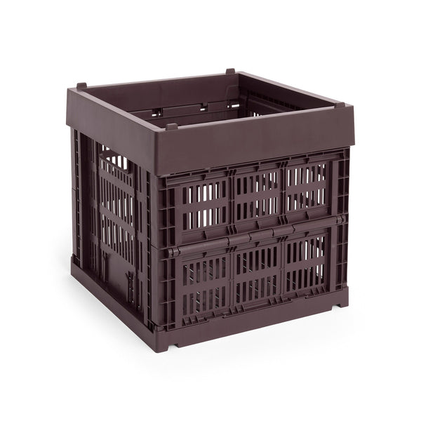 Cesta Colour Crate Cube · HAY · Bordeaux