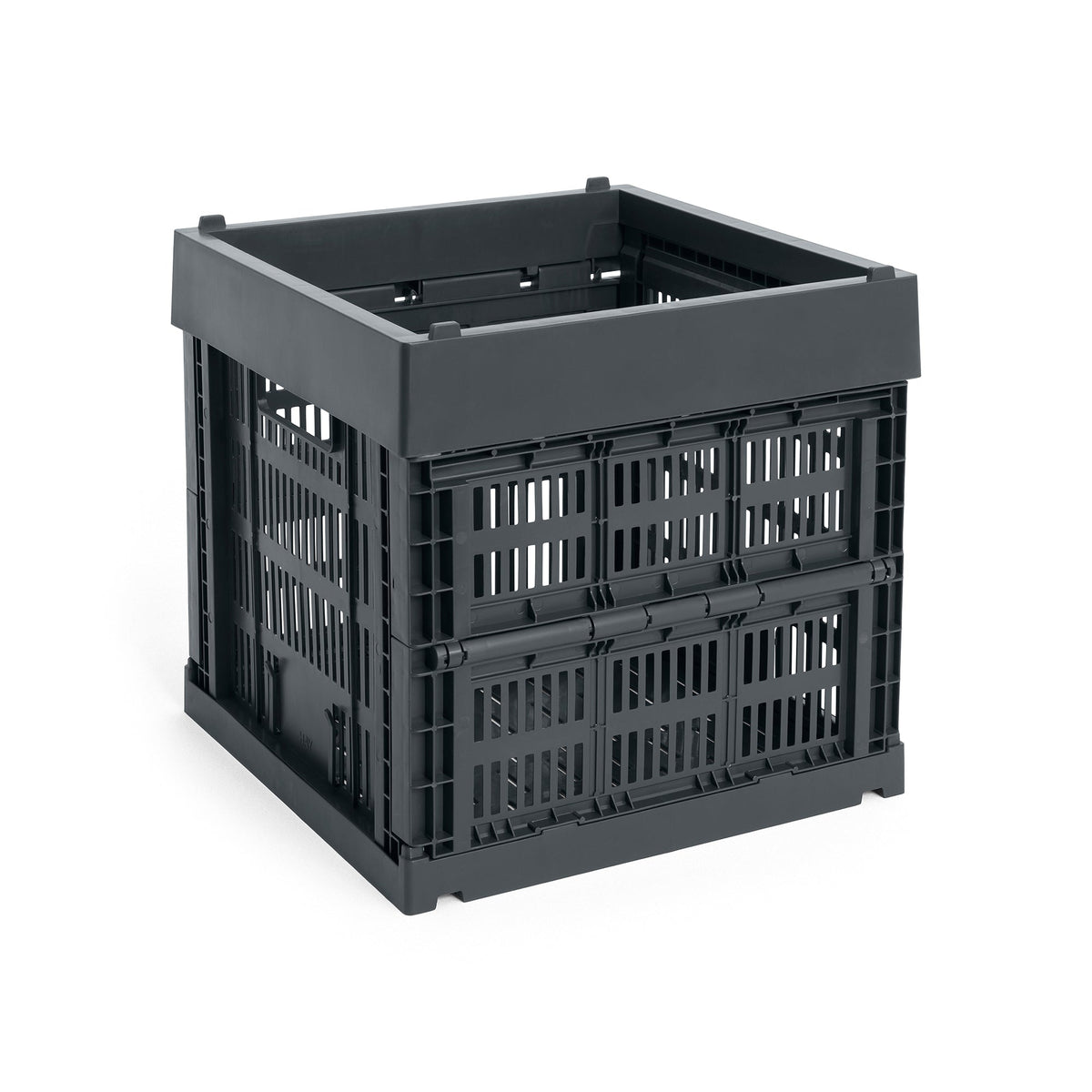 Cesta Colour Crate Cube · HAY · Charcoal