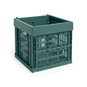 Cesta Colour Crate Cube · HAY · Dark Green