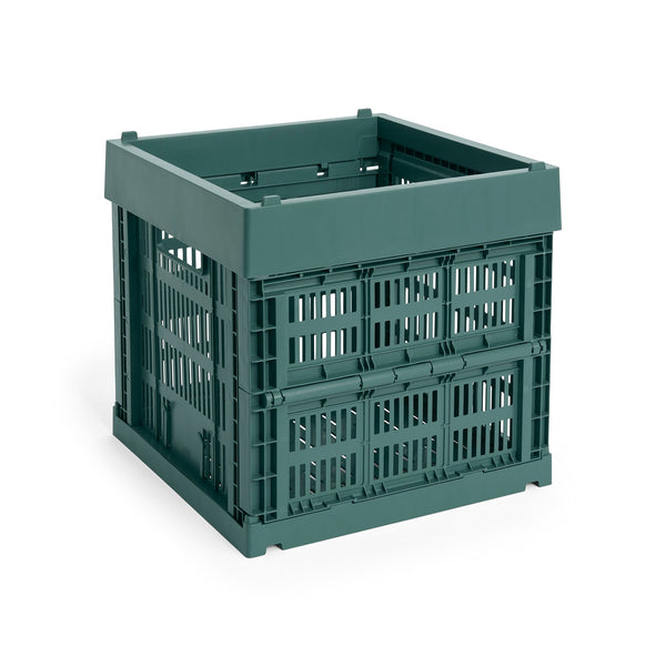 Cesta Colour Crate Cube · HAY · Dark Green