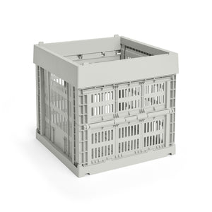 Cesta Colour Crate Cube · HAY · Grey