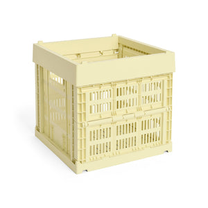 Cesta Colour Crate Cube · HAY · Light Yellow