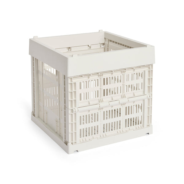 Cesta Colour Crate Cube · HAY · Off White
