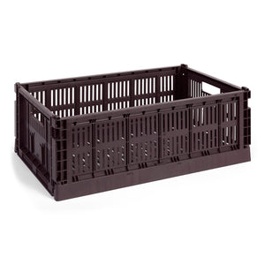 Cesta Colour Crate L · HAY · Bordeaux / Single / L