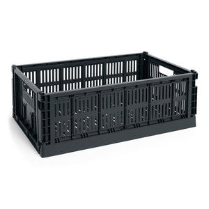 Cesta Colour Crate L · HAY · Charcoal / Single / L