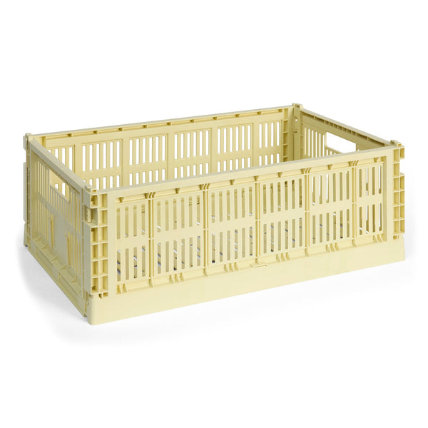 Cesta Colour Crate L · HAY · Light Yellow / Single / L