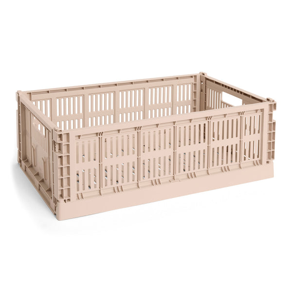 Cesta Colour Crate L · HAY · Powder / Single / L