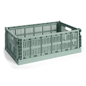 Cesta Colour Crate L · HAY · Sage Green / Single / L