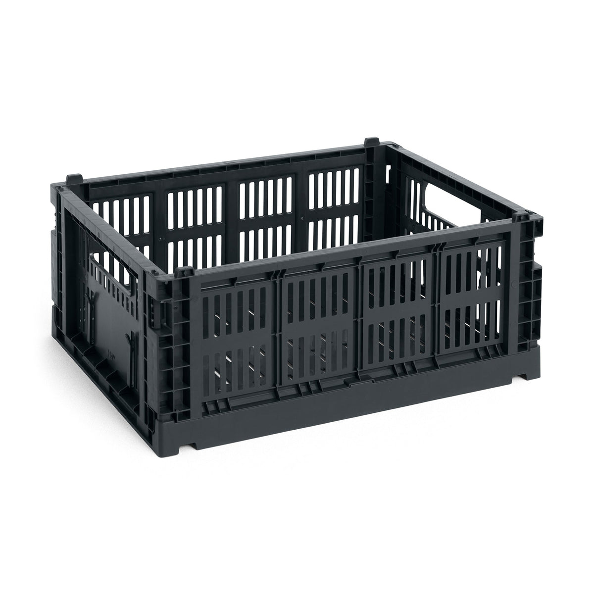 Cesta Colour Crate M · HAY · Charcoal
