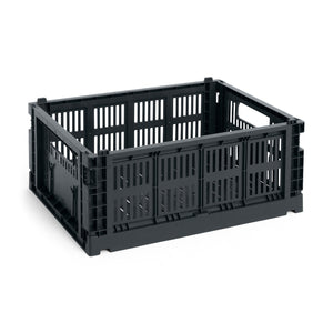 Cesta Colour Crate M · HAY · Charcoal