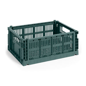 Cesta Colour Crate M · HAY · Dark Green