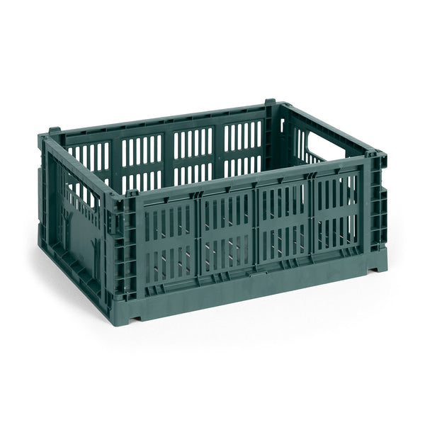 Cesta Colour Crate M · HAY · Dark Green